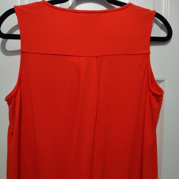 Ellen Tracy Tangerine Top - Picture 3 of 6